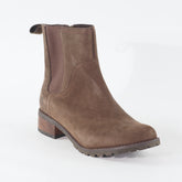 Womens Timberland EK Bethel 26658 Dark Brown Leather Zip Up Casual Chelsea Boots
